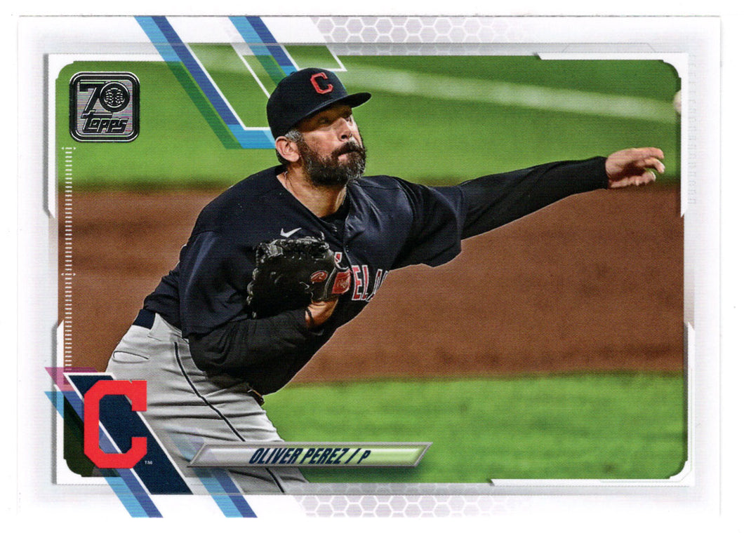 Oliver Perez - Cleveland Indians (MLB Baseball Card) 2021 Topps # 273 Mint