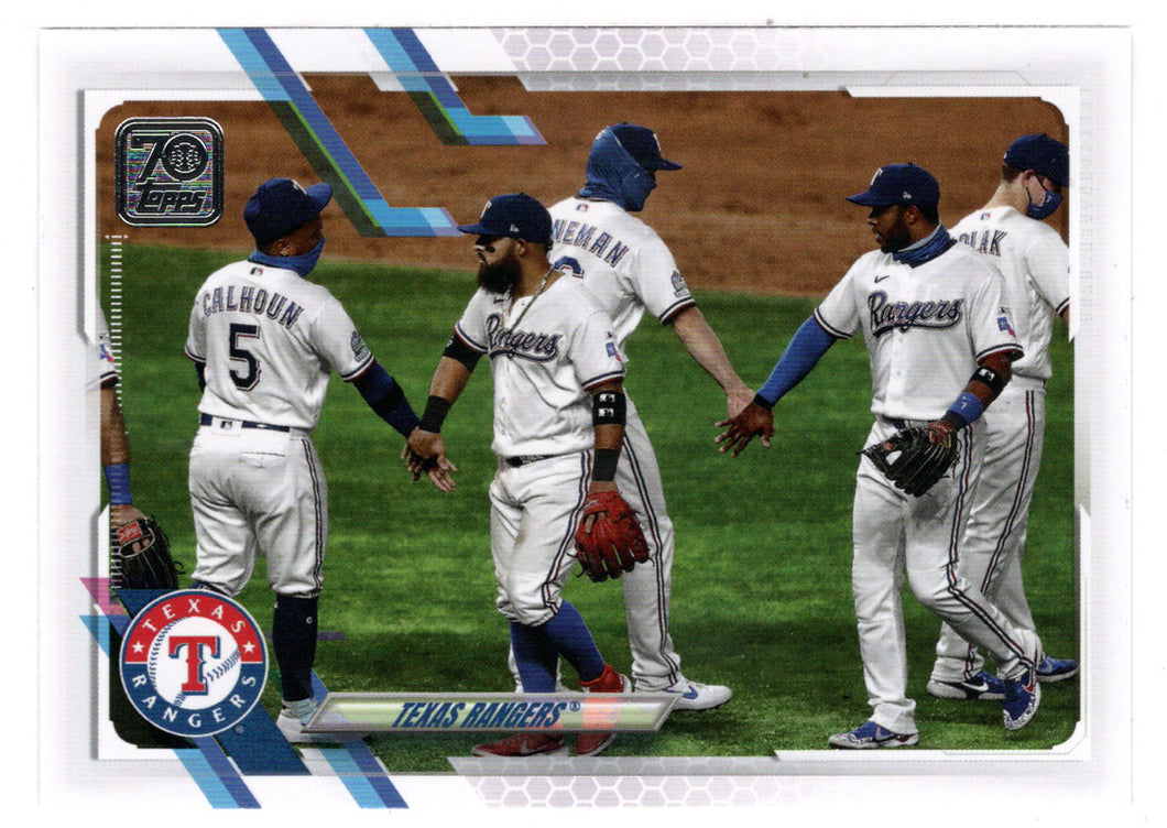 Texas Rangers - Team Stats (MLB Baseball Card) 2021 Topps # 283 Mint