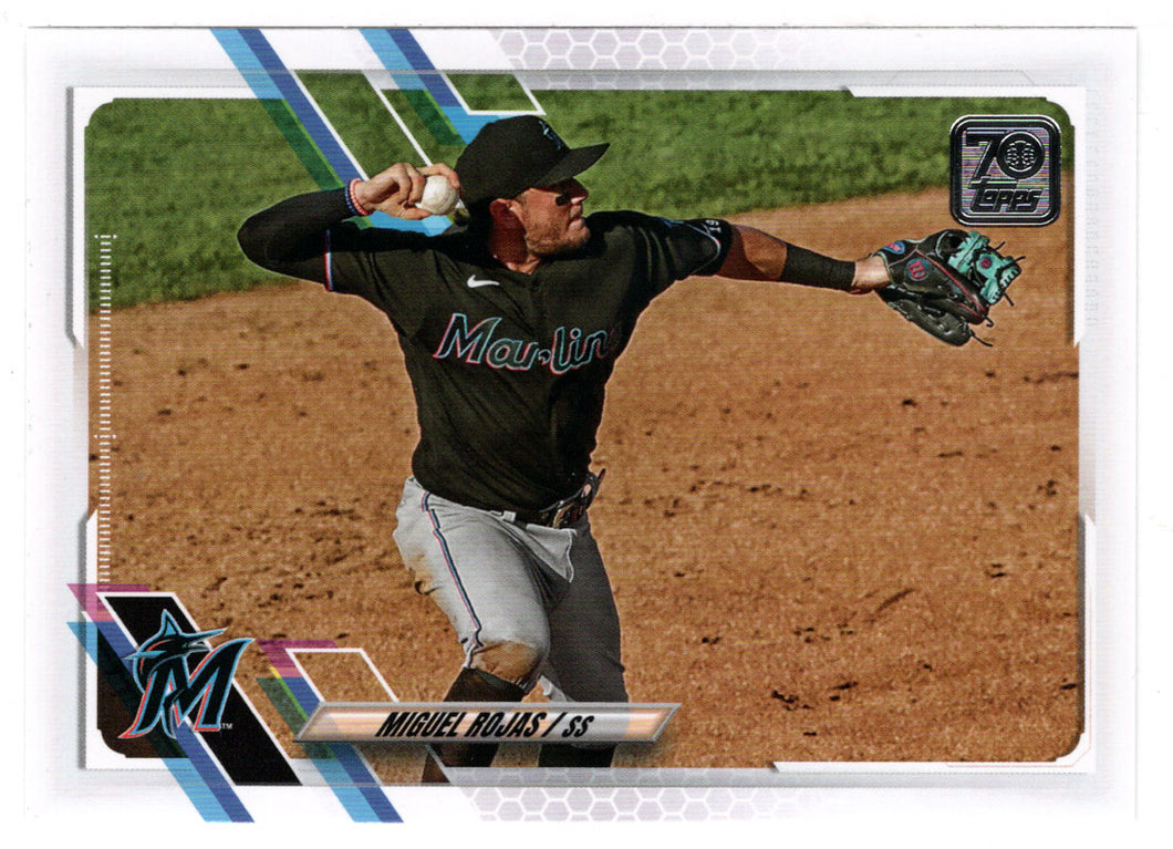 Miguel Rojas - Miami Marlins (MLB Baseball Card) 2021 Topps # 288 Mint