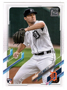 Casey Mize RC - Detroit Tigers (MLB Baseball Card) 2021 Topps # 321 Mint