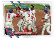 Philadelphia Phillies Team Stats (MLB Baseball Card) 2021 Topps # 428 Mint