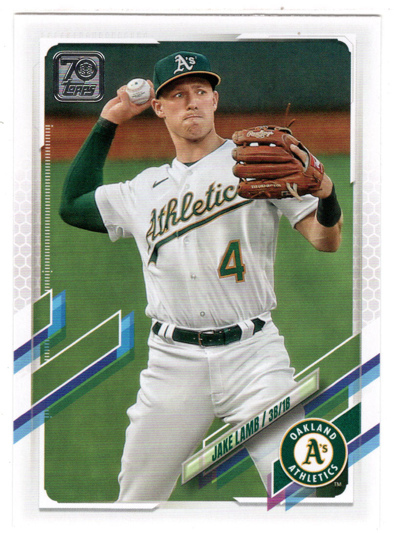 Jake Lamb - Oakland Athletics (MLB Baseball Card) 2021 Topps # 442 Mint