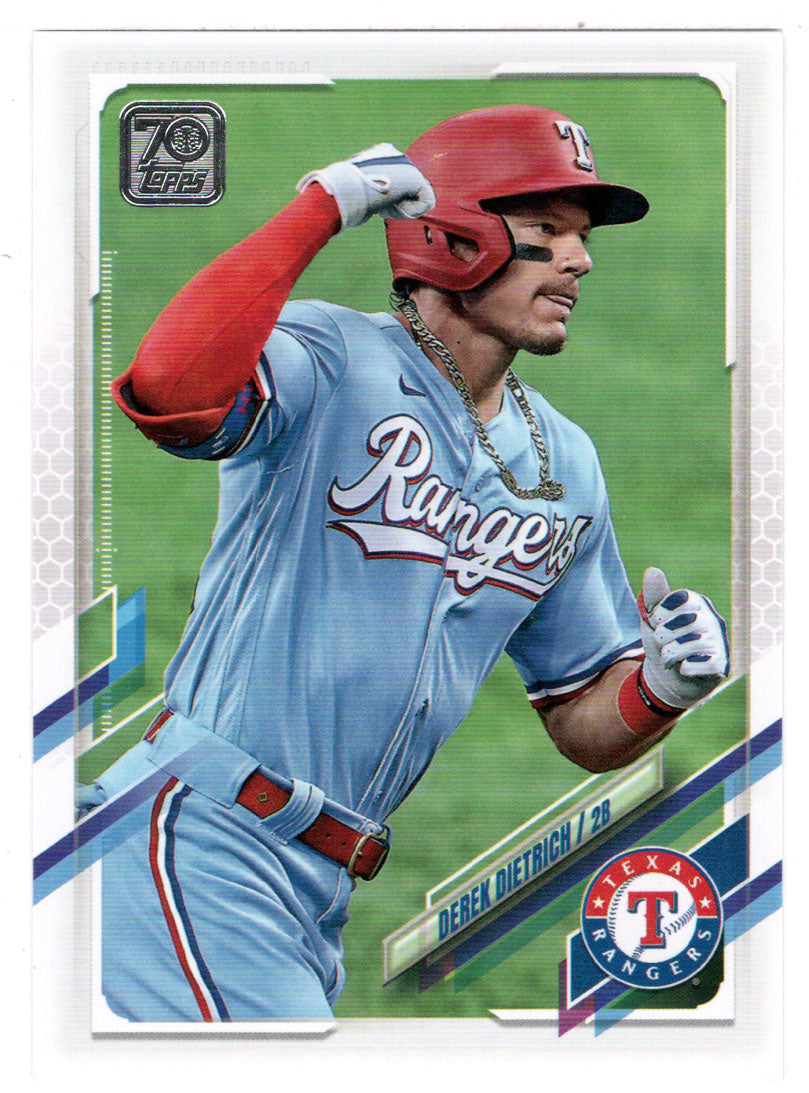 Derek Dietrich - Texas Rangers (MLB Baseball Card) 2021 Topps # 452 Mint