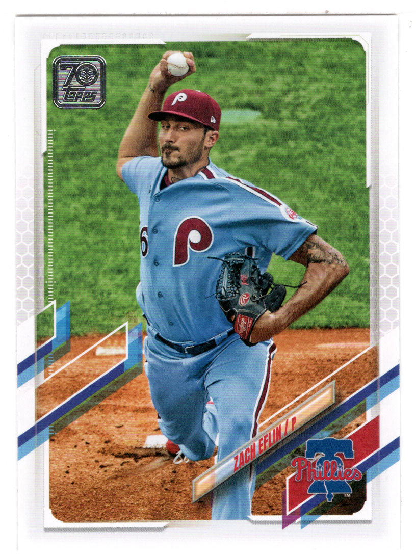 Zach Eflin - Philadelphia Phillies (MLB Baseball Card) 2021 Topps # 460 Mint
