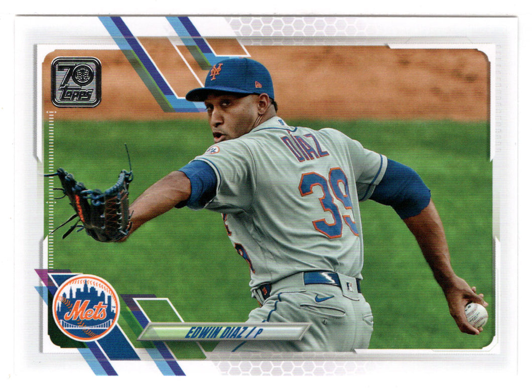 Edwin Diaz - New York Mets (MLB Baseball Card) 2021 Topps # 498 Mint