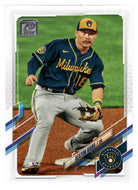 Keston Hiura - Milwaukee Brewers (MLB Baseball Card) 2021 Topps # 521 Mint
