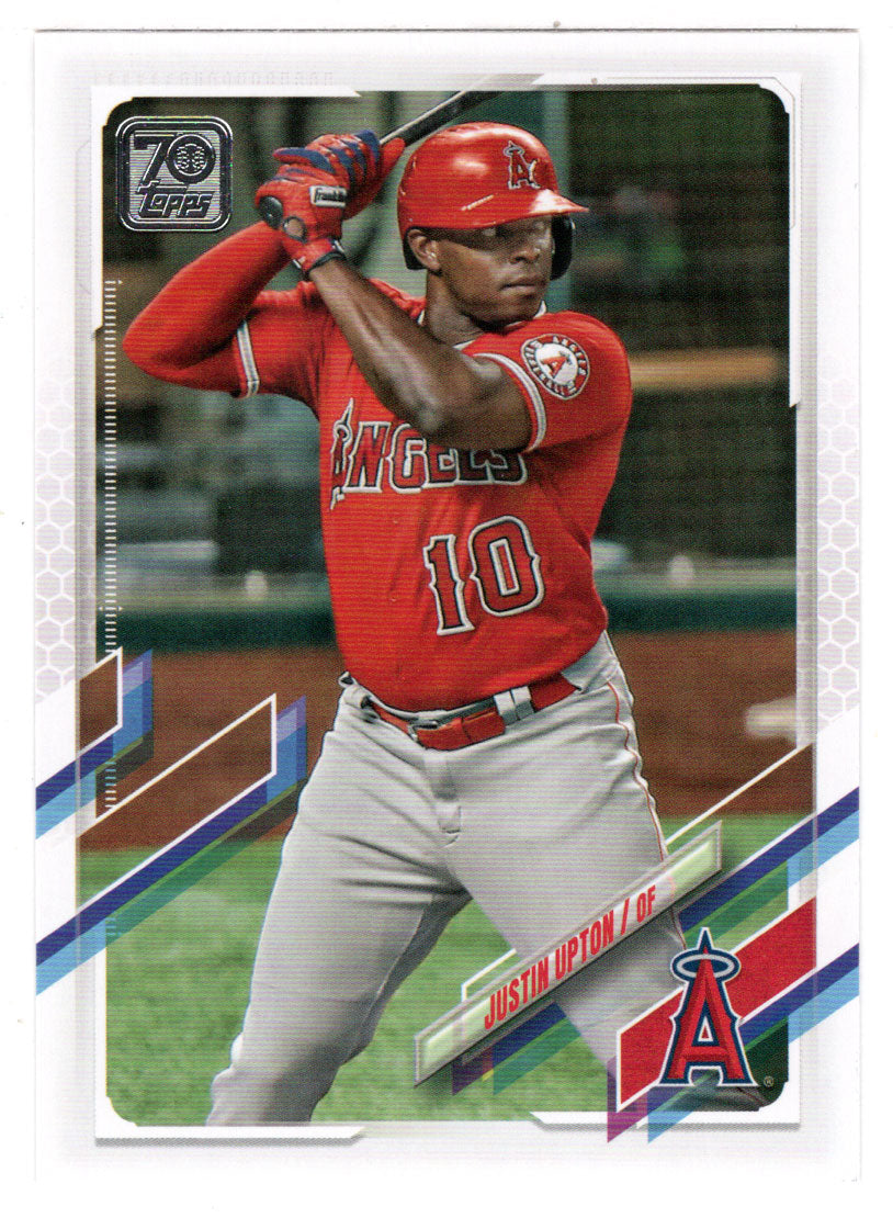 Justin Upton - Los Angeles Angels (MLB Baseball Card) 2021 Topps # 527 Mint