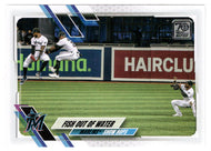 Starling Marte - Lewis Brinson - Miami Marlins (MLB Baseball Card) 2021 Topps # 530 Mint