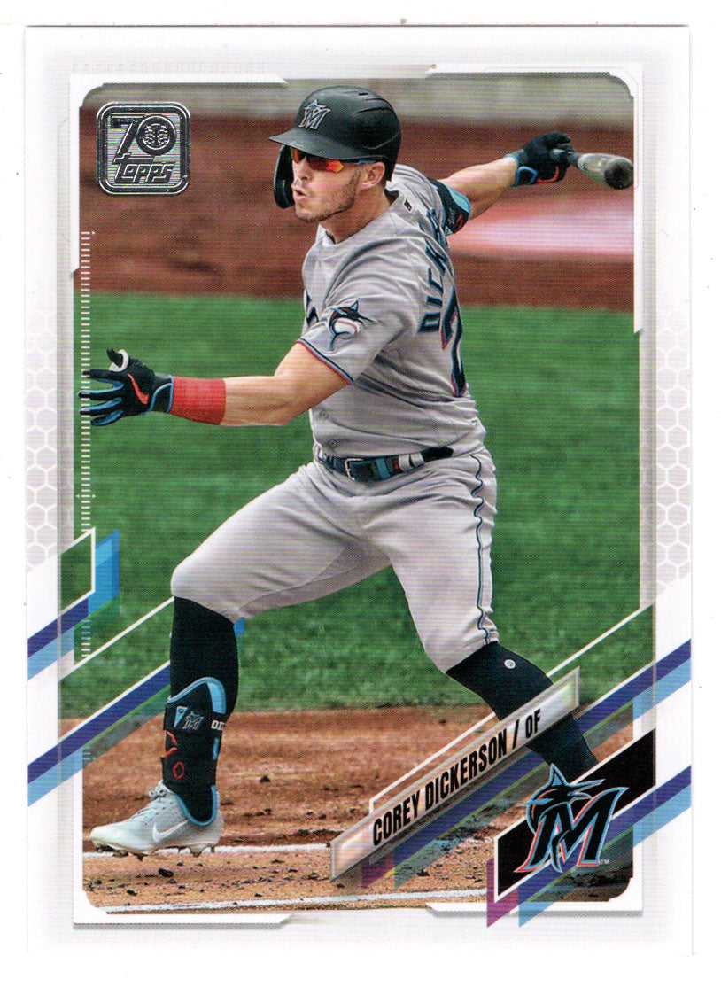 Corey Dickerson - Miami Marlins (MLB Baseball Card) 2021 Topps # 541 Mint