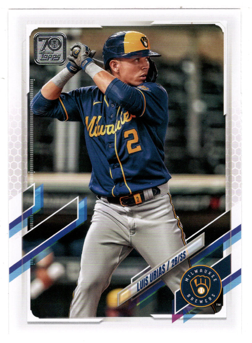Luis Urias - Milwaukee Brewers (MLB Baseball Card) 2021 Topps # 543 Mint