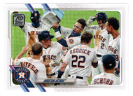 Houston Astros Team Stats (MLB Baseball Card) 2021 Topps # 545 Mint