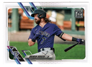 Brendan Rodgers - Colorado Rockies (MLB Baseball Card) 2021 Topps # 591 Mint