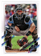 Chad Wallach - Miami Marlins (MLB Baseball Card) 2021 Topps # 593 Mint