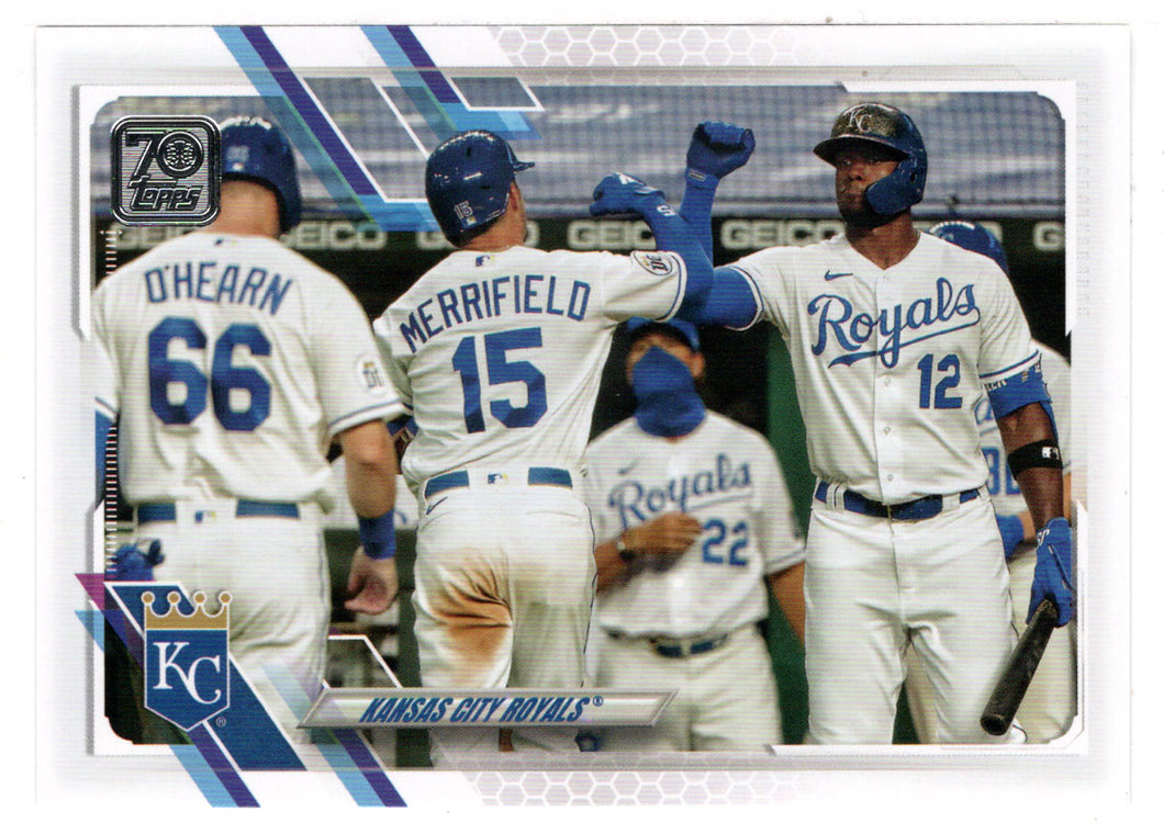 Kansas City Royals Team Stats (MLB Baseball Card) 2021 Topps # 608 Mint
