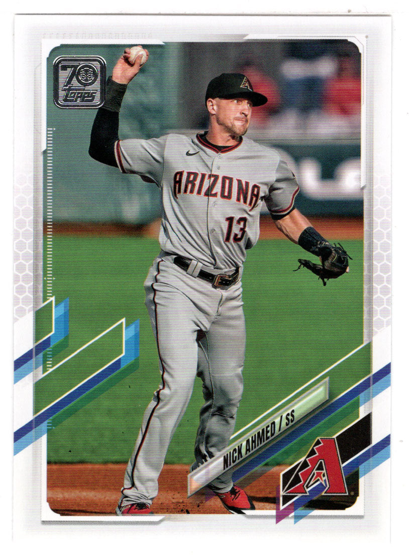 Nick Ahmed - Arizona Diamondbacks (MLB Baseball Card) 2021 Topps # 618 Mint