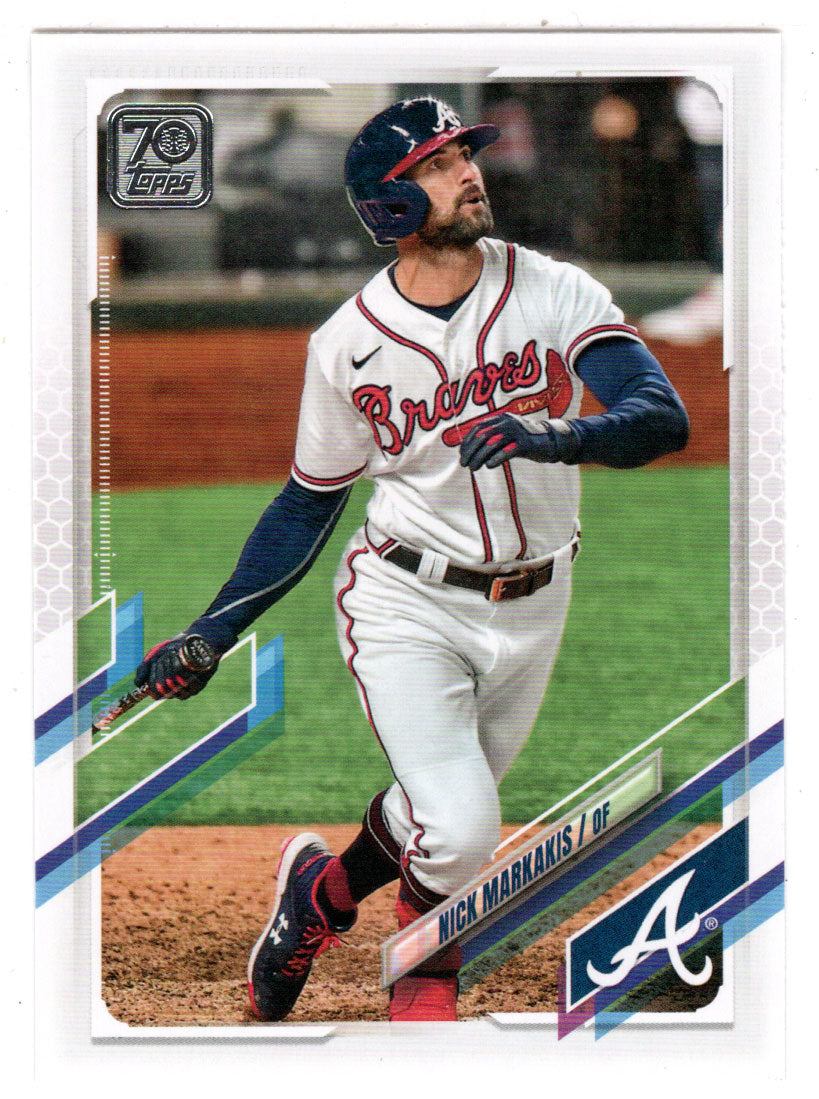 Nick Markakis - Atlanta Braves (MLB Baseball Card) 2021 Topps # 641 Mint