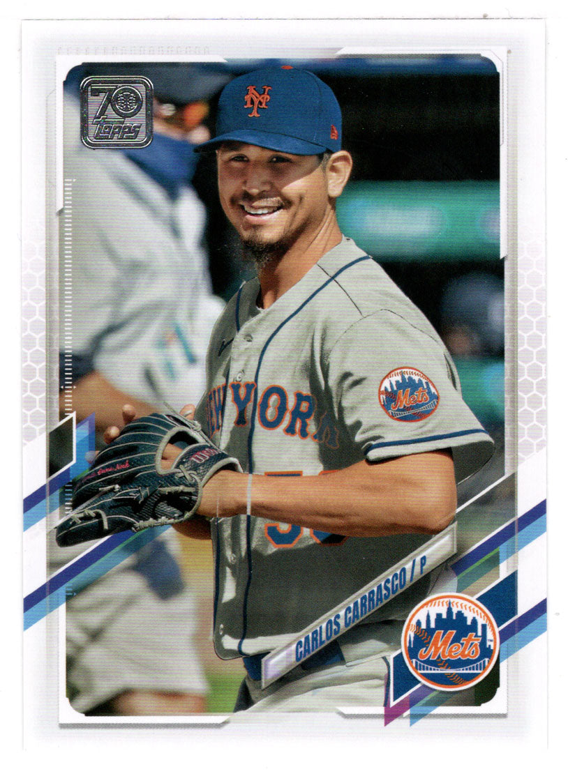 Carlos Carrasco - New York Mets (MLB Baseball Card) 2021 Topps # 655 Mint