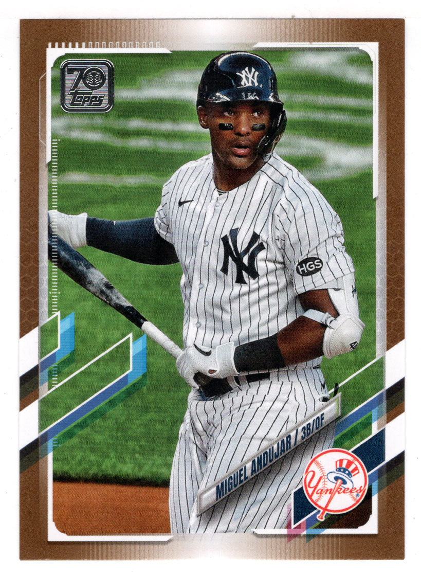 Miguel Andujar 241/2021 - New York Yankees (MLB Baseball Card) 2021 Topps GOLD # 30 Mint