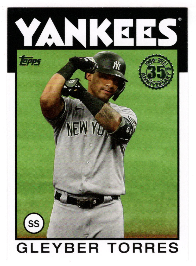 Gleyber Torres - New York Yankees (MLB Baseball Card) 2021 Topps '86 Topps # 86B-71 Mint