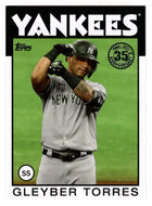 Gleyber Torres - New York Yankees (MLB Baseball Card) 2021 Topps '86 Topps # 86B-71 Mint