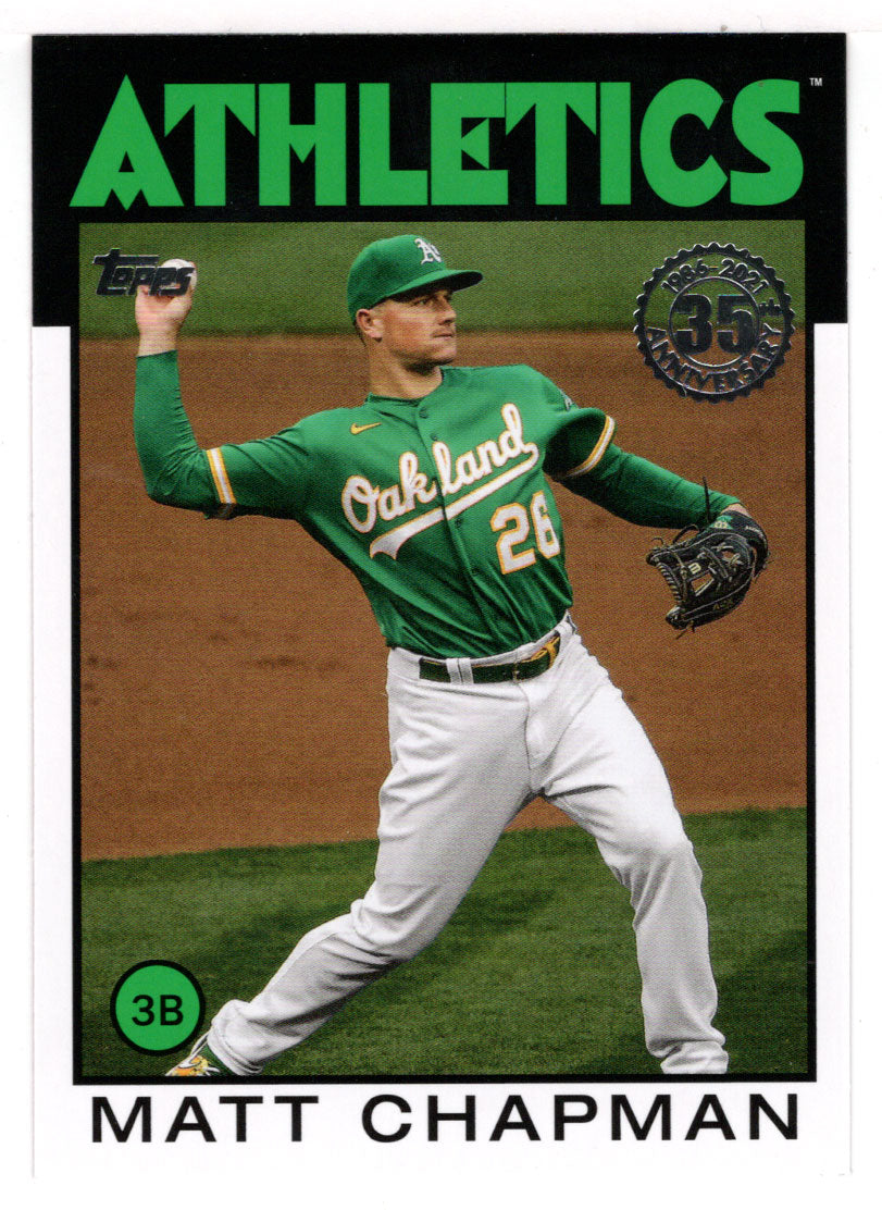 Matt Chapman - Oakland Athletics (MLB Baseball Card) 2021 Topps '86 Topps # 86B-74 Mint