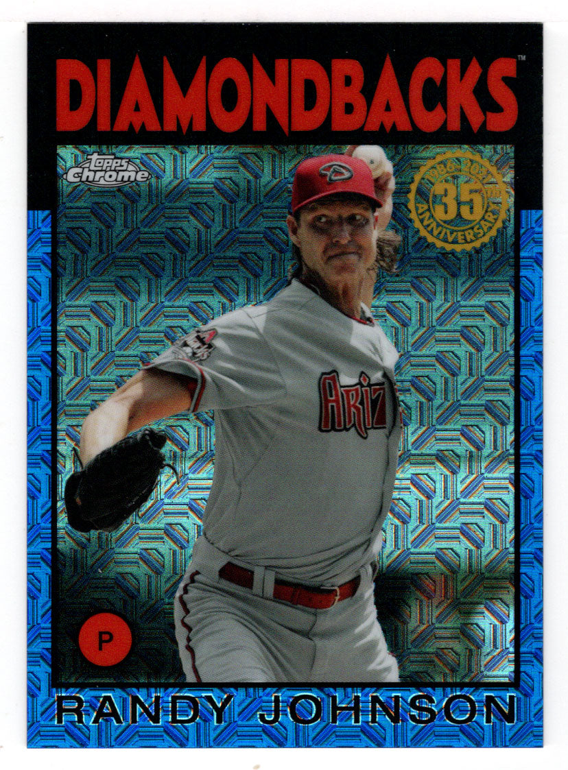 Randy Johnson 22/150 - Arizona Diamondbacks (MLB Baseball Card) 2021 Topps Silver Pack Chrome BLUE # 86BC-54 Mint