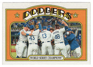 Los Angeles Dodgers - World Champions (MLB Baseball Card) 2021 Topps Heritage # 1 Mint