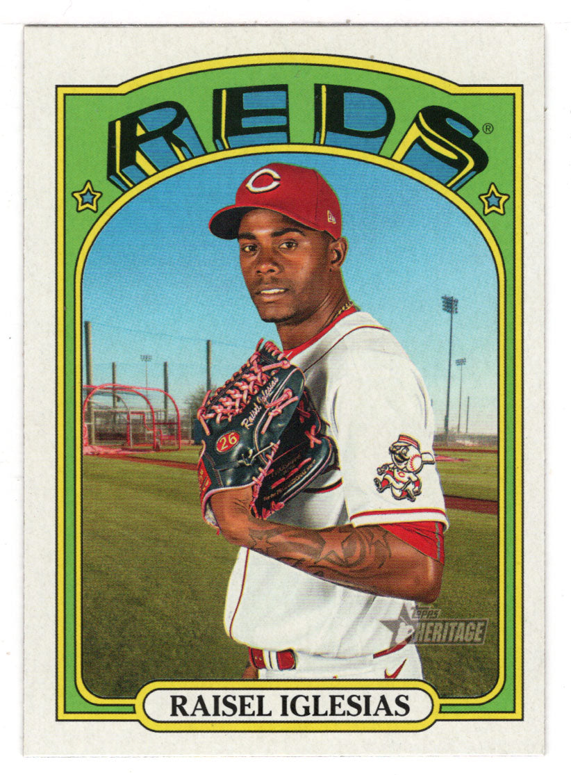 Raisel Iglesias - Cincinnati Reds (MLB Baseball Card) 2021 Topps Heritage # 3 Mint