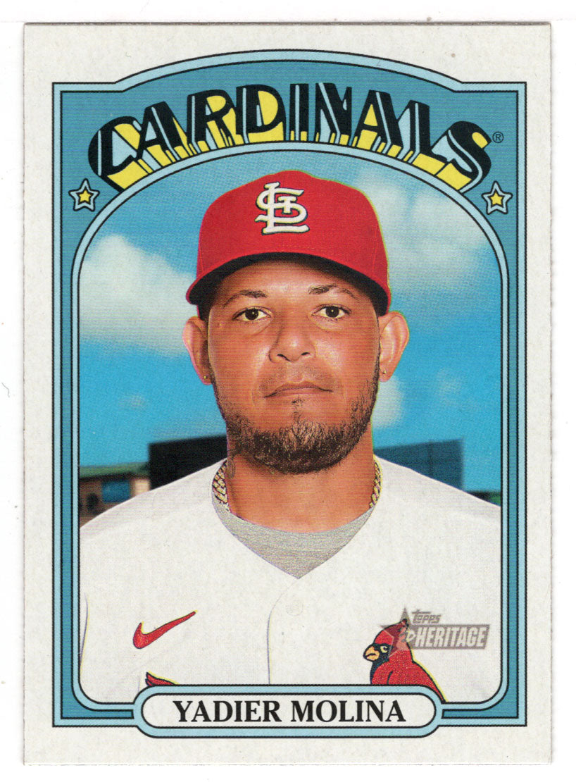 Yadier Molina - St. Louis Cardinals (MLB Baseball Card) 2021 Topps Heritage # 17 Mint