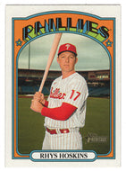 Rhys Hoskins - Philadelphia Phillies (MLB Baseball Card) 2021 Topps Heritage # 19 Mint