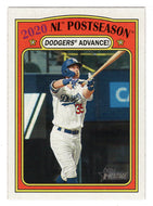 Cody Bellinger - Los Angeles Dodgers - 2020 NL Post Season (MLB Baseball Card) 2021 Topps Heritage # 25 Mint
