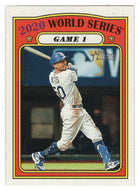 2020 World Series - Game 1 (MLB Baseball Card) 2021 Topps Heritage # 26 Mint