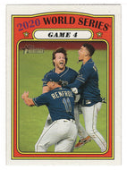 2020 World Series - Game 4 (MLB Baseball Card) 2021 Topps Heritage # 28 Mint