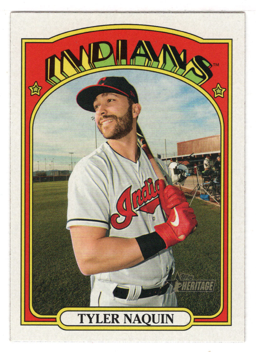 Tyler Naquin - Cleveland Indians (MLB Baseball Card) 2021 Topps Heritage # 56 Mint