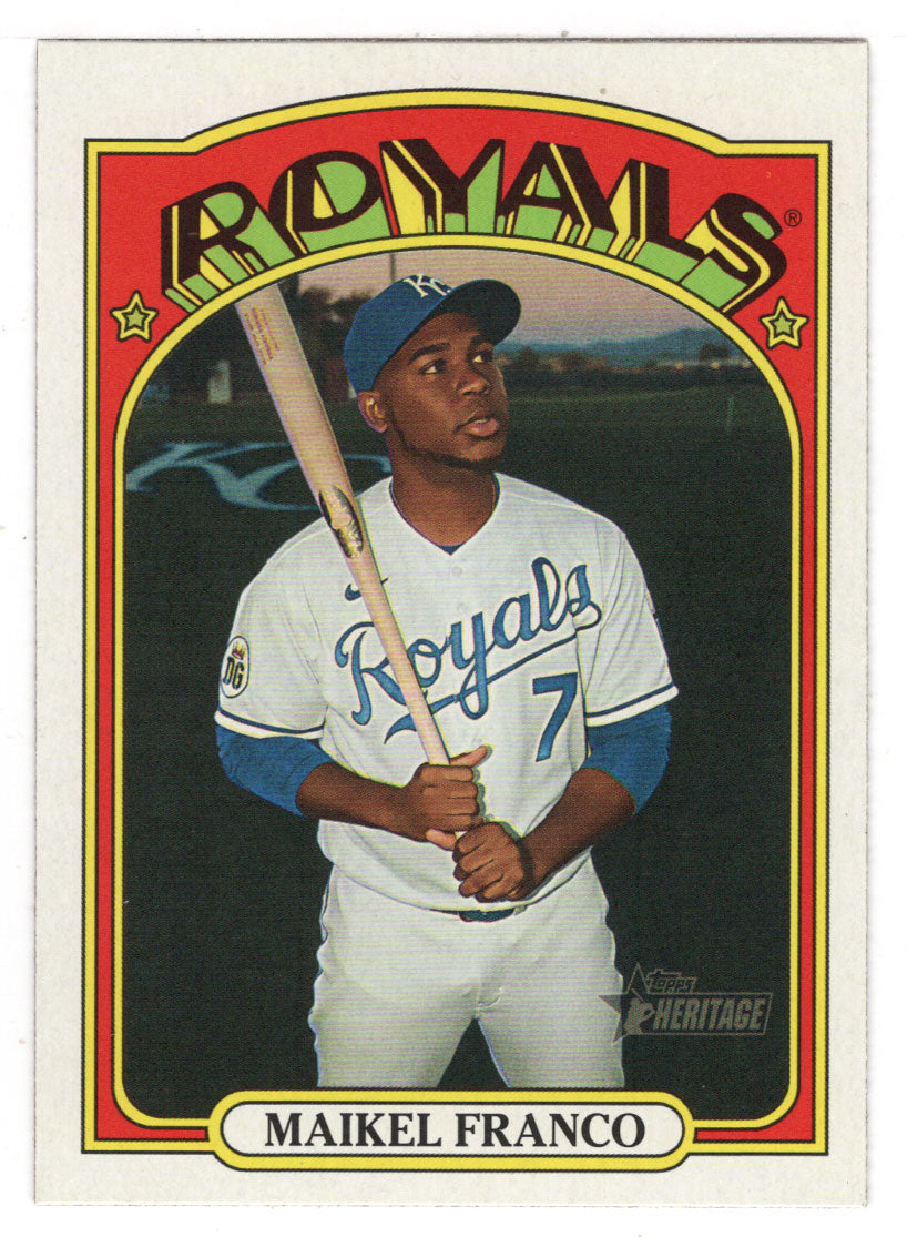 Maikel Franco - Kansas City Royals (MLB Baseball Card) 2021 Topps Heritage # 63 Mint