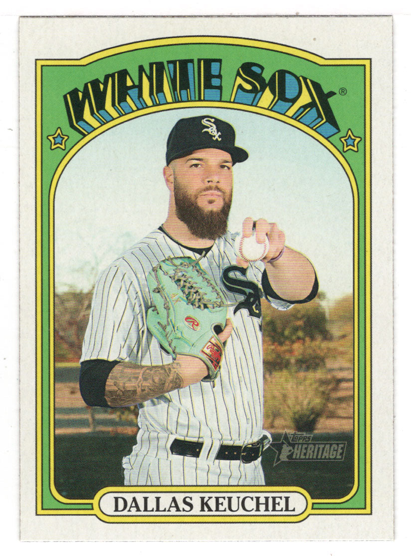 Dallas Keuchel - Chicago White Sox (MLB Baseball Card) 2021 Topps Heritage # 80 Mint