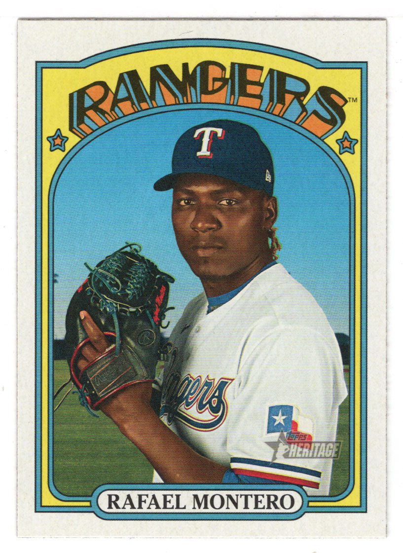 Rafael Montero - Texas Rangers (MLB Baseball Card) 2021 Topps Heritage # 82 Mint
