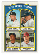 Luke Voit - Jose Ramirez - Mike Trout - Jose Abreu - 2020 AL RBI Leaders (MLB Baseball Card) 2021 Topps Heritage # 88 Mint