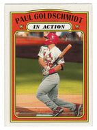 Paul Goldschmidt - St. Louis Cardinals - In Action (MLB Baseball Card) 2021 Topps Heritage # 104 Mint