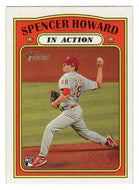 Spencer Howard - Philadelphia Phillies - In Action (MLB Baseball Card) 2021 Topps Heritage # 106 Mint