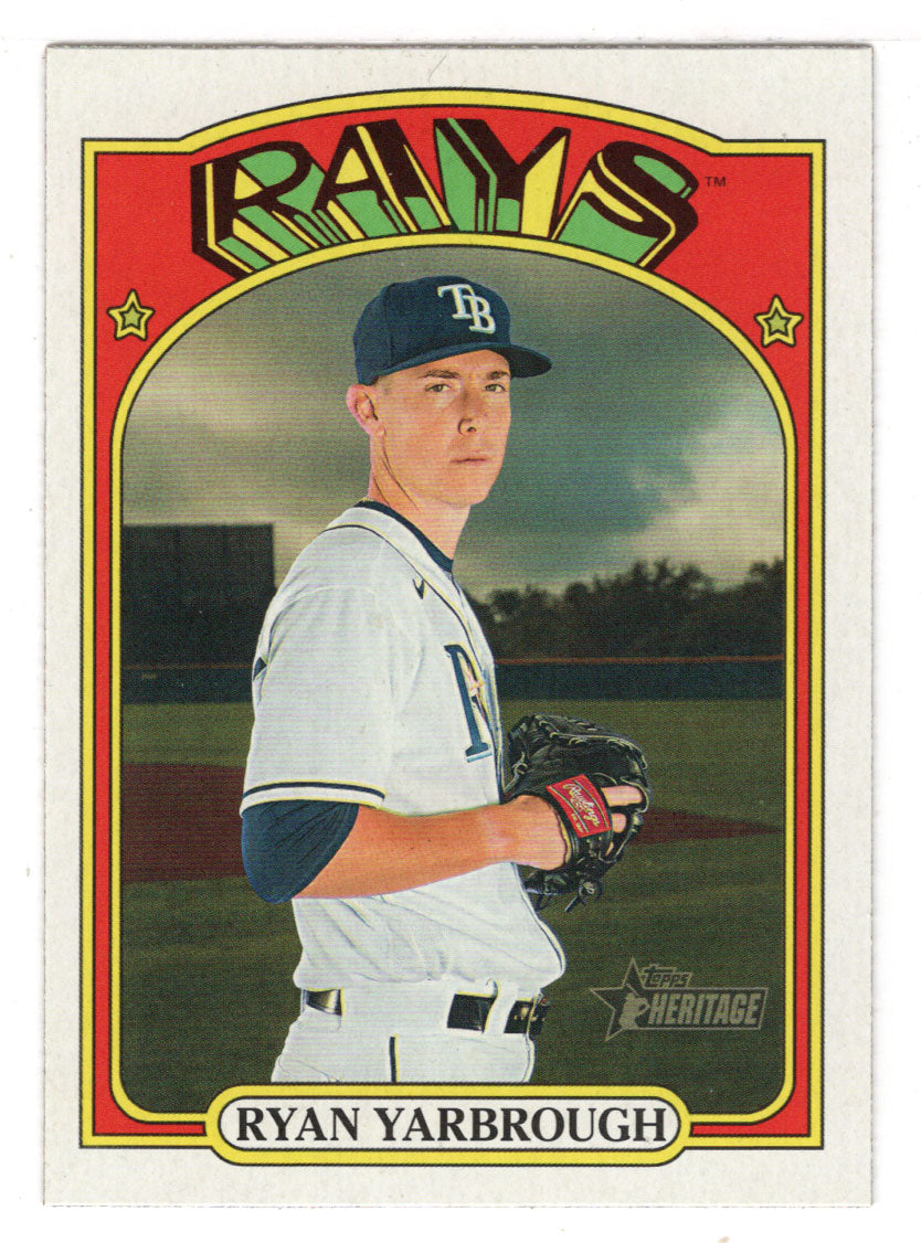 Ryan Yarbrough - Tampa Bay Rays (MLB Baseball Card) 2021 Topps Heritage # 112 Mint