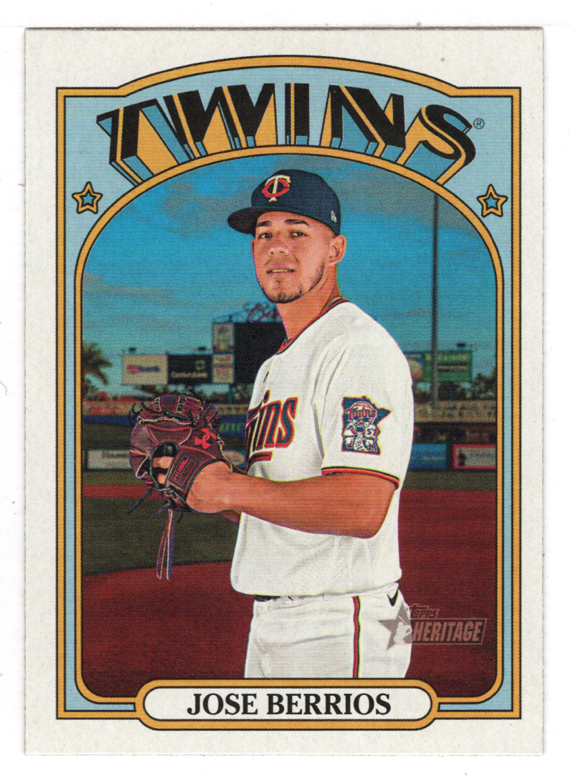 Jose Berrios - Minnesota Twins (MLB Baseball Card) 2021 Topps Heritage # 113 Mint