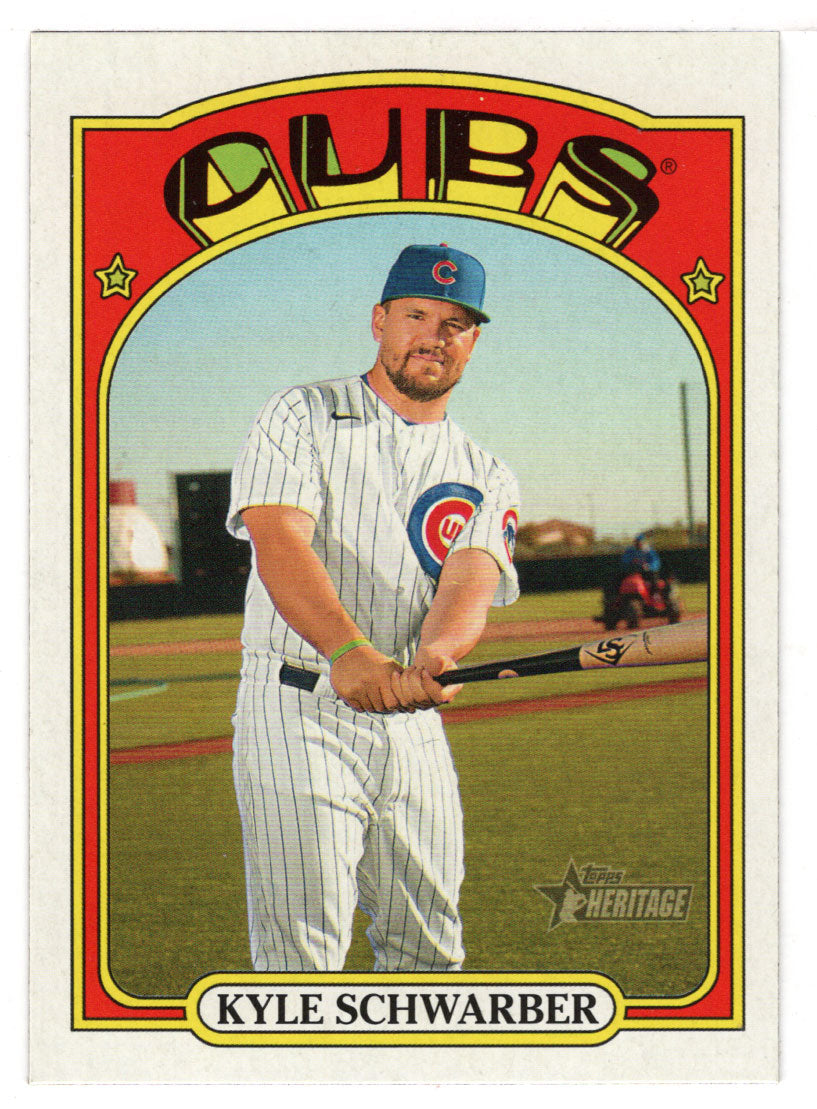 Kyle Schwarber - Chicago Cubs (MLB Baseball Card) 2021 Topps Heritage # 139 Mint