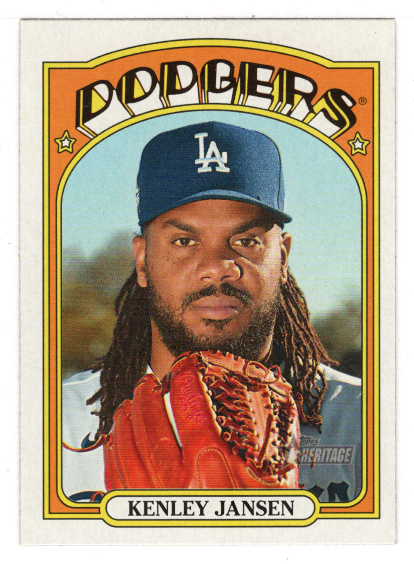 Kenley Jansen - Los Angeles Dodgers (MLB Baseball Card) 2021 Topps Heritage # 143 Mint