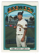 Orlando Arcia - Milwaukee Brewers (MLB Baseball Card) 2021 Topps Heritage # 145 Mint