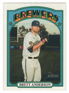 Brett Anderson - Milwaukee Brewers (MLB Baseball Card) 2021 Topps Heritage # 157 Mint
