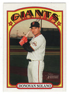Donovan Solano - San Francisco Giants (MLB Baseball Card) 2021 Topps Heritage # 162 Mint