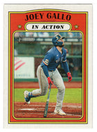 Joey Gallo - Texas Rangers - In Action (MLB Baseball Card) 2021 Topps Heritage # 180 Mint