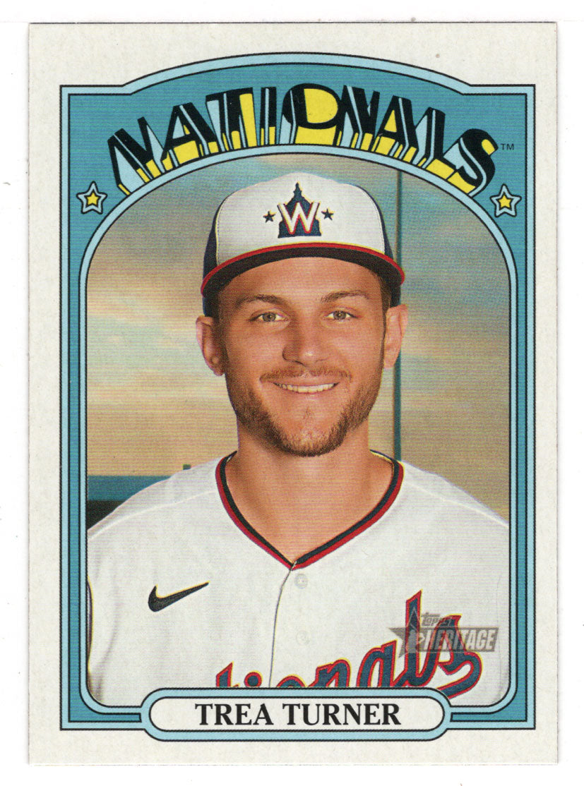 Trea Turner - Washington Nationals (MLB Baseball Card) 2021 Topps Heritage # 183 Mint