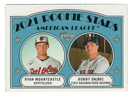 Ryan Mountcastle RC - Bobby Dalbec RC - 2021 Rookie Stars (MLB Baseball Card) 2021 Topps Heritage # 185 Mint